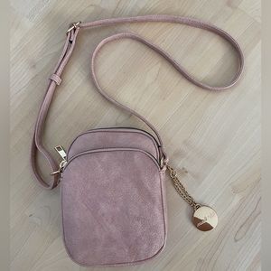 Mali + Lili Josie Triple Zip Leather Crossbody Bag